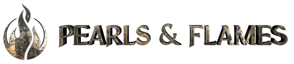 Pearls & Flames Logo